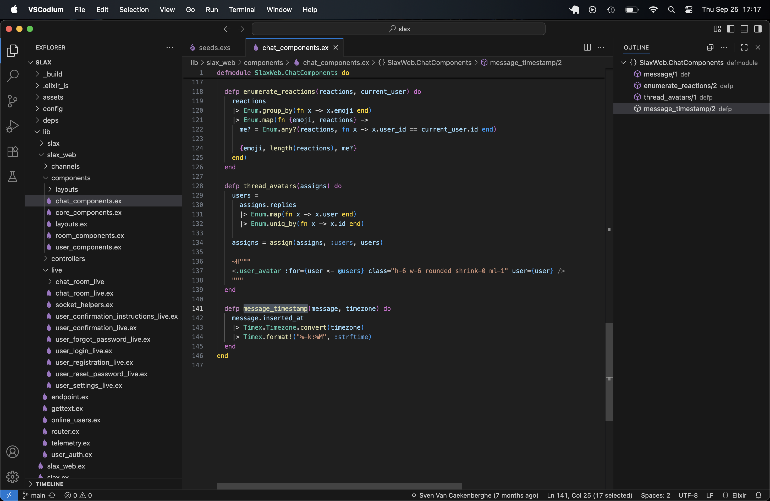 VSCodium IDE message_timestamp